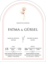 Oval Davetiye - OVL2573 - Görsel 3